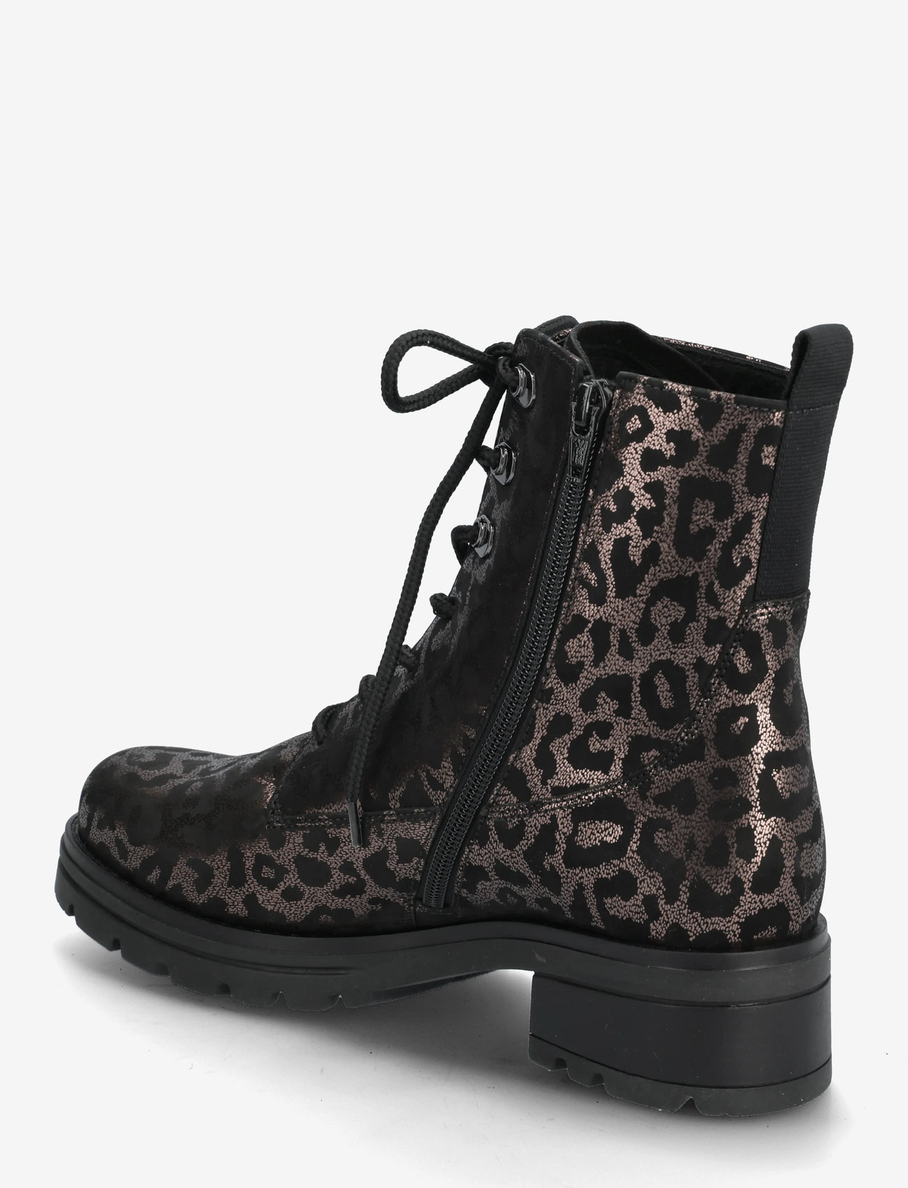 Gabor - Laced ankle boot - geschnürte stiefel - shiny leopard - 2