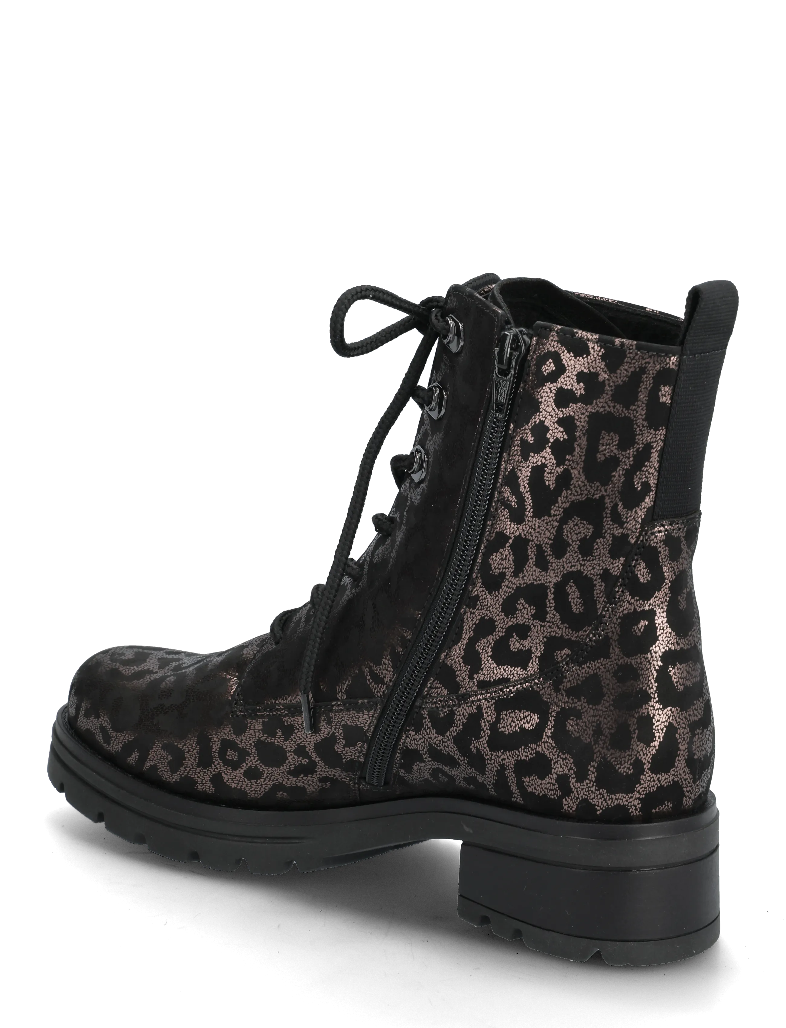 Gabor - Laced ankle boot - geschnürte stiefel - shiny leopard - 2