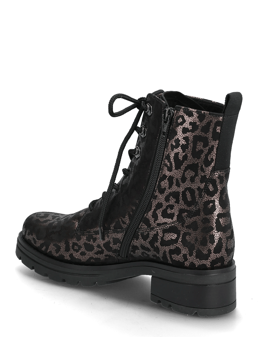 Gabor - Laced ankle boot - nauhalliset nilkkurit - shiny leopard - 2