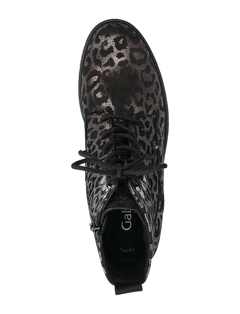 Gabor - Laced ankle boot - laced boots - shiny leopard - 3
