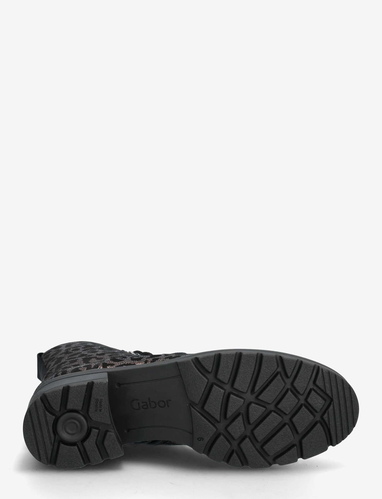 Gabor - Laced ankle boot - geschnürte stiefel - shiny leopard - 4