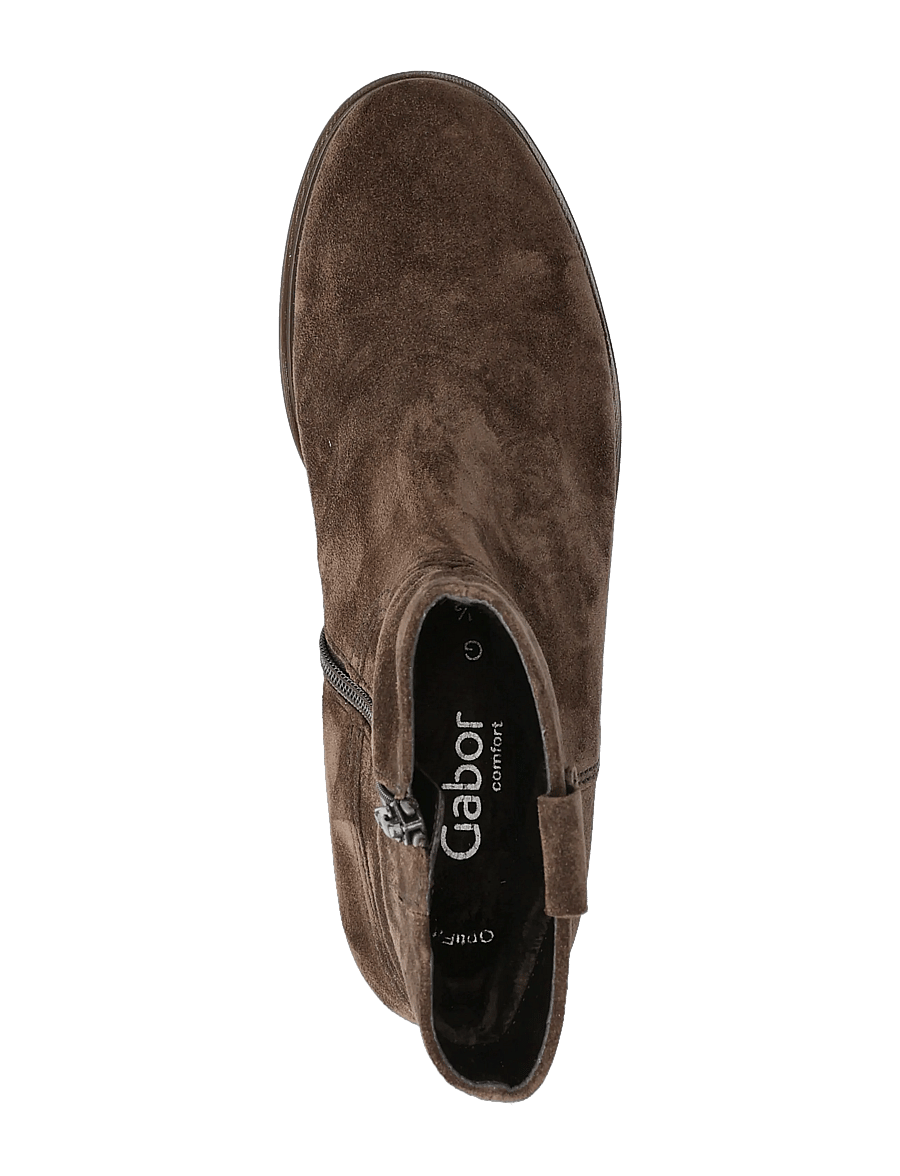 Gabor - Ankle boot - flache stiefeletten - dark brown - 3