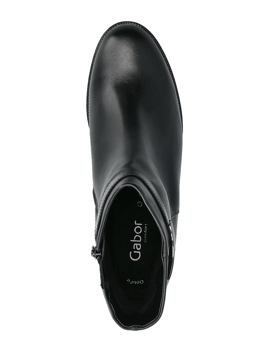 Gabor - Ankle boot - stiefeletten mit absatz - black - 3