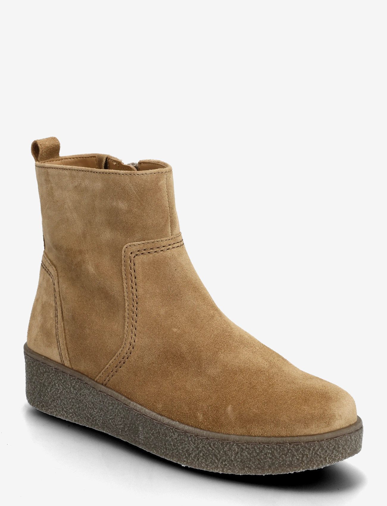 Gabor - Ankle boot, warmlining - flache stiefeletten - camel - 0