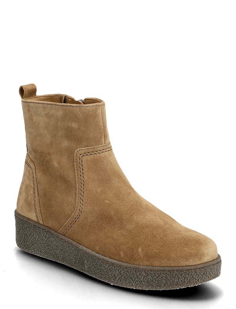 Gabor - Ankle boot, warmlining - flache stiefeletten - camel - 0