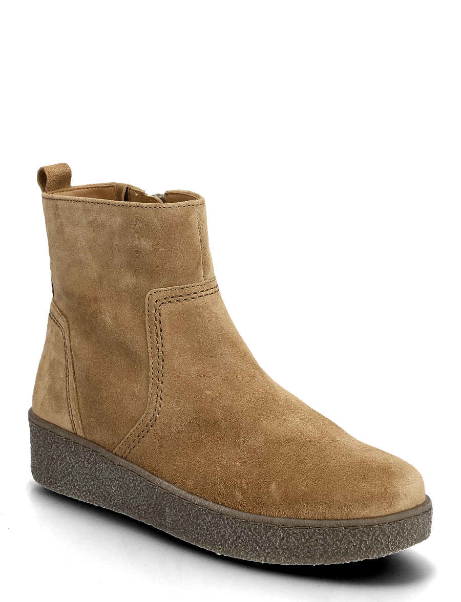 Gabor - Ankle boot, warmlining - flache stiefeletten - camel - 0