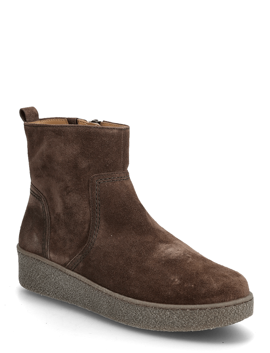 Gabor - Ankle boot, warmlining - platte enkellaarsjes - dark brown - 0