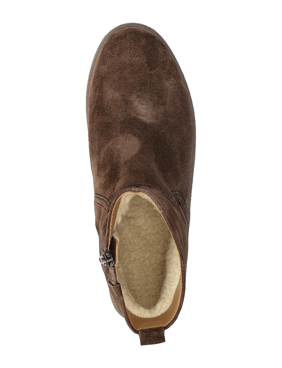 Gabor - Ankle boot, warmlining - platte enkellaarsjes - dark brown - 3