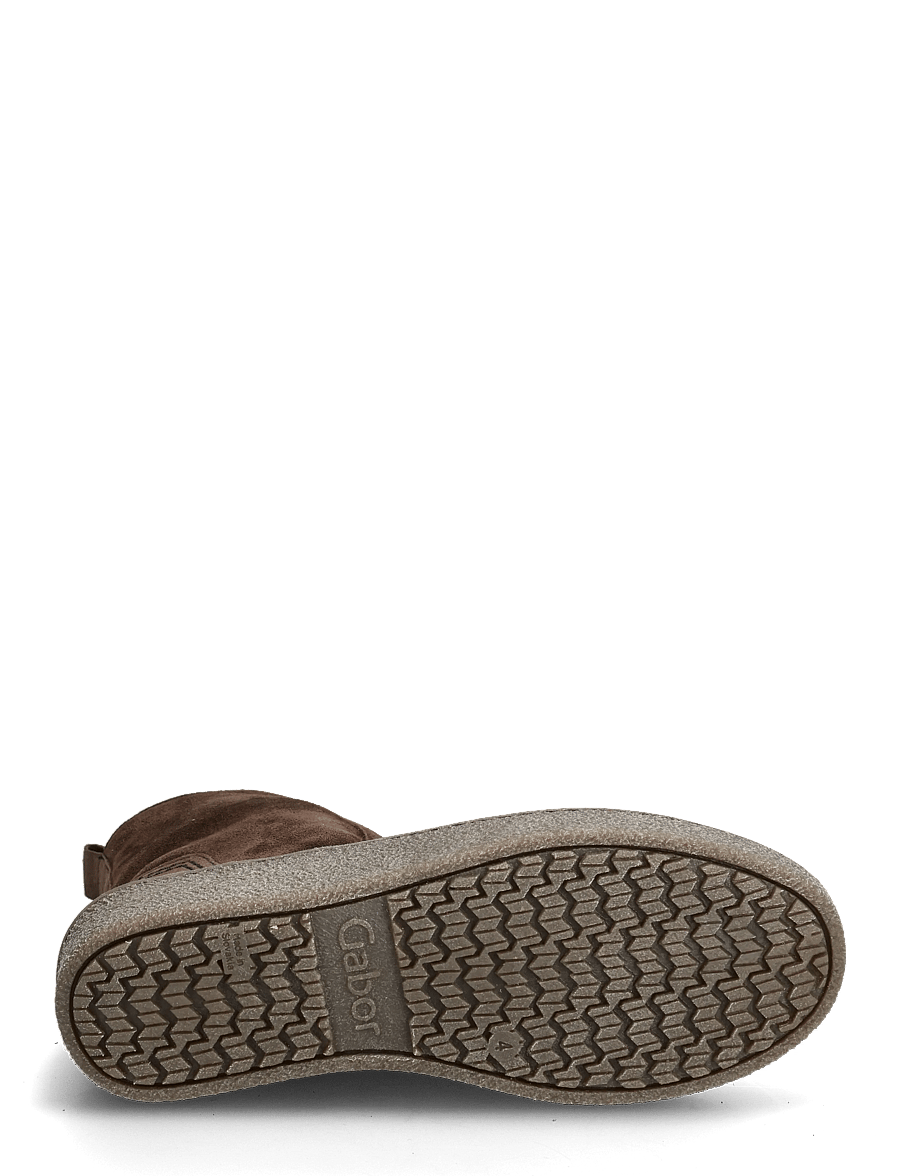Gabor - Ankle boot, warmlining - platte enkellaarsjes - dark brown - 4