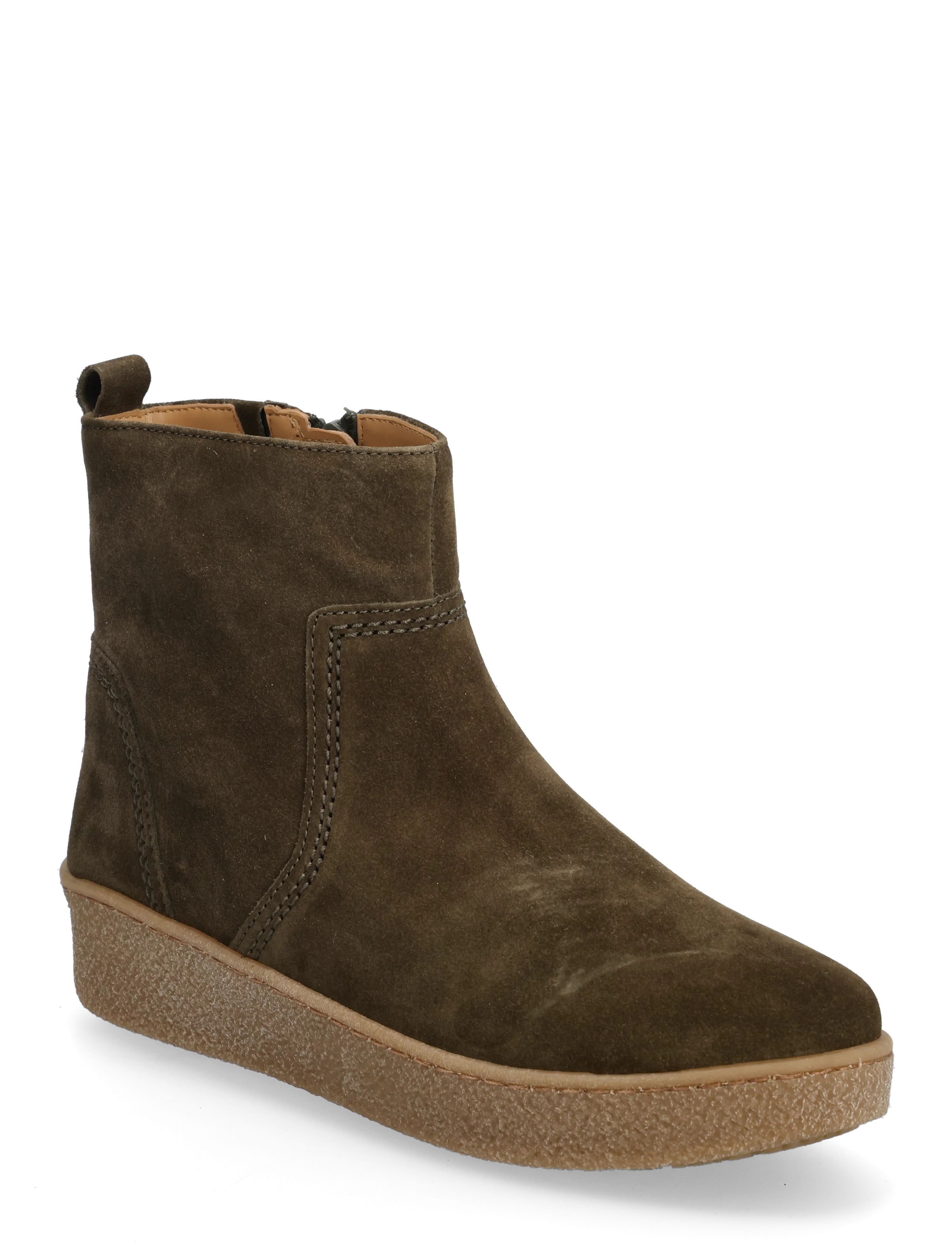Gabor Ankle Boot, Warmlining, 38.5, Boots, Braun - Boots Flat Heel, Frauen