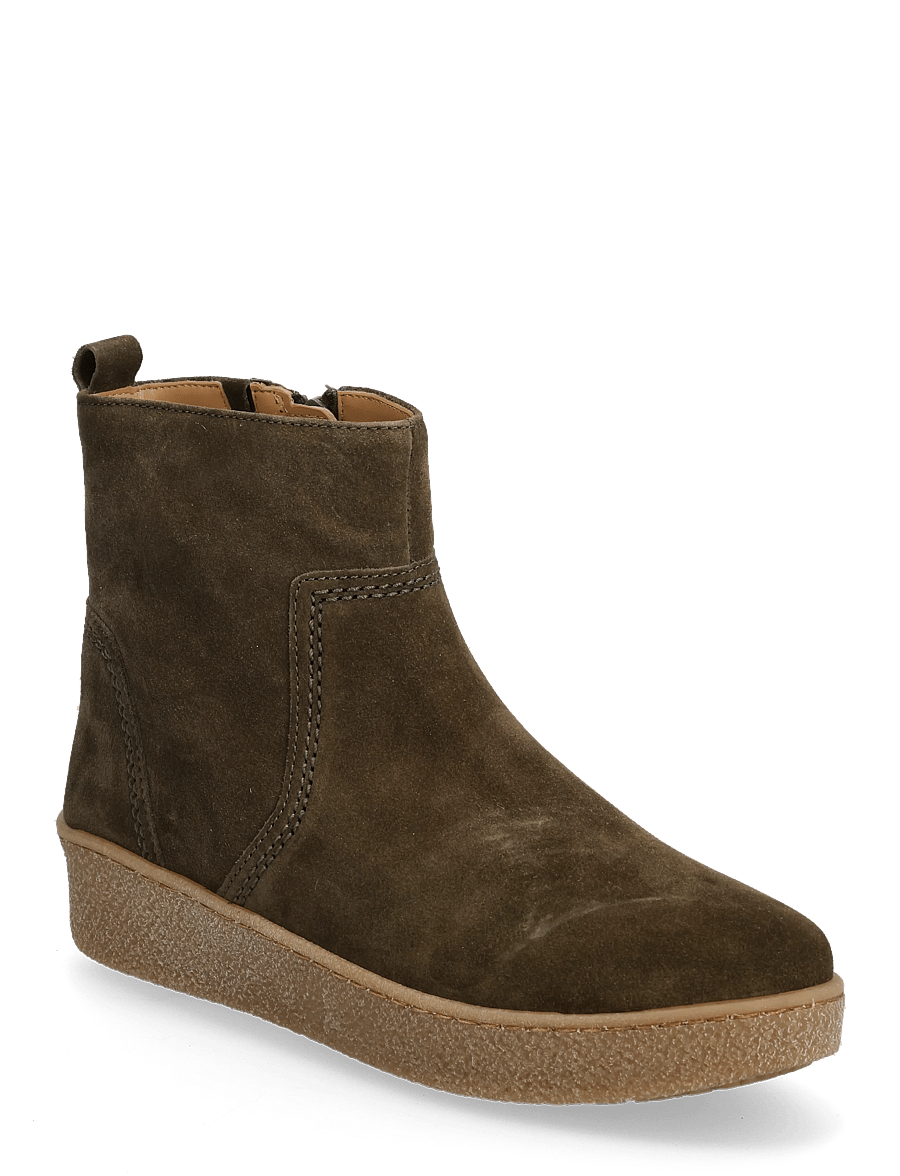 Gabor - Ankle boot, warmlining - platta ankelboots - olive green - 0