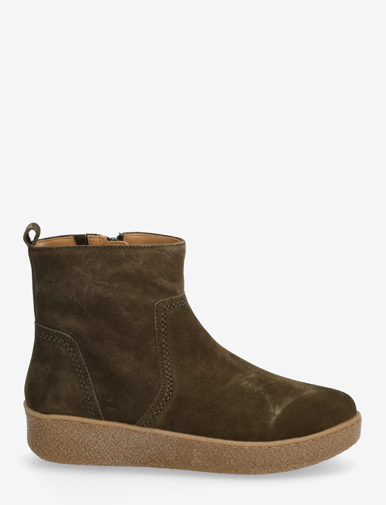 Gabor - Ankle boot, warmlining - flade ankelstøvler - olive green - 1