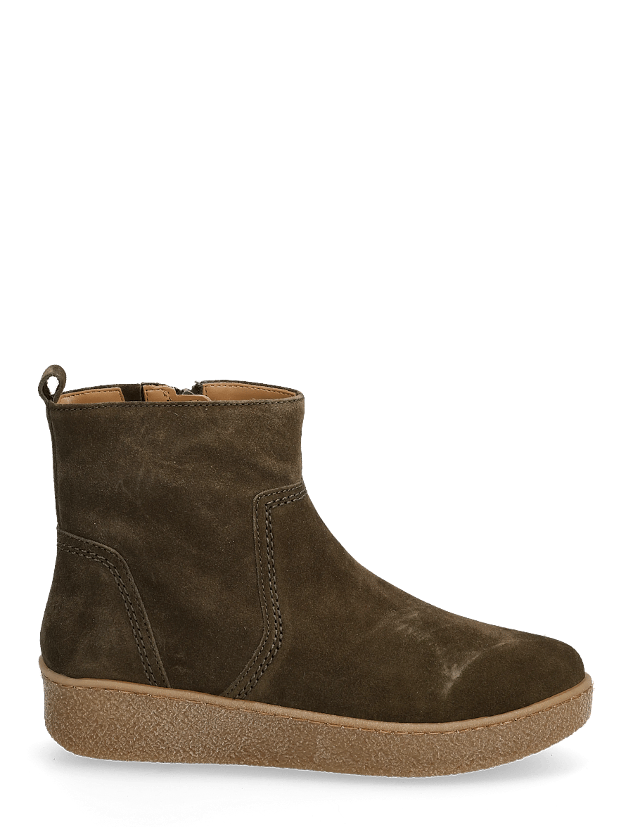 Gabor - Ankle boot, warmlining - platta ankelboots - olive green - 1