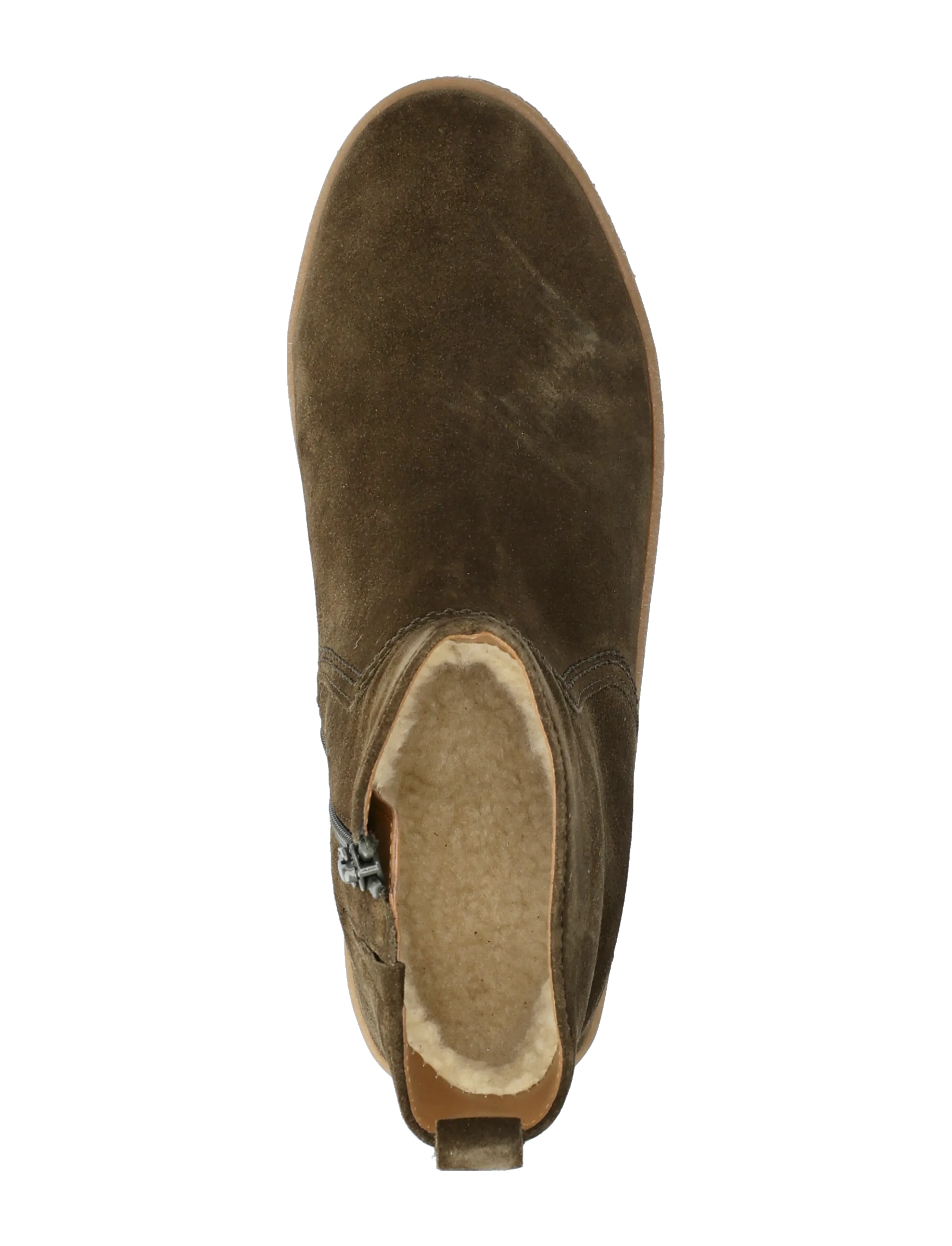 Gabor - Ankle boot, warmlining - platta ankelboots - olive green - 3