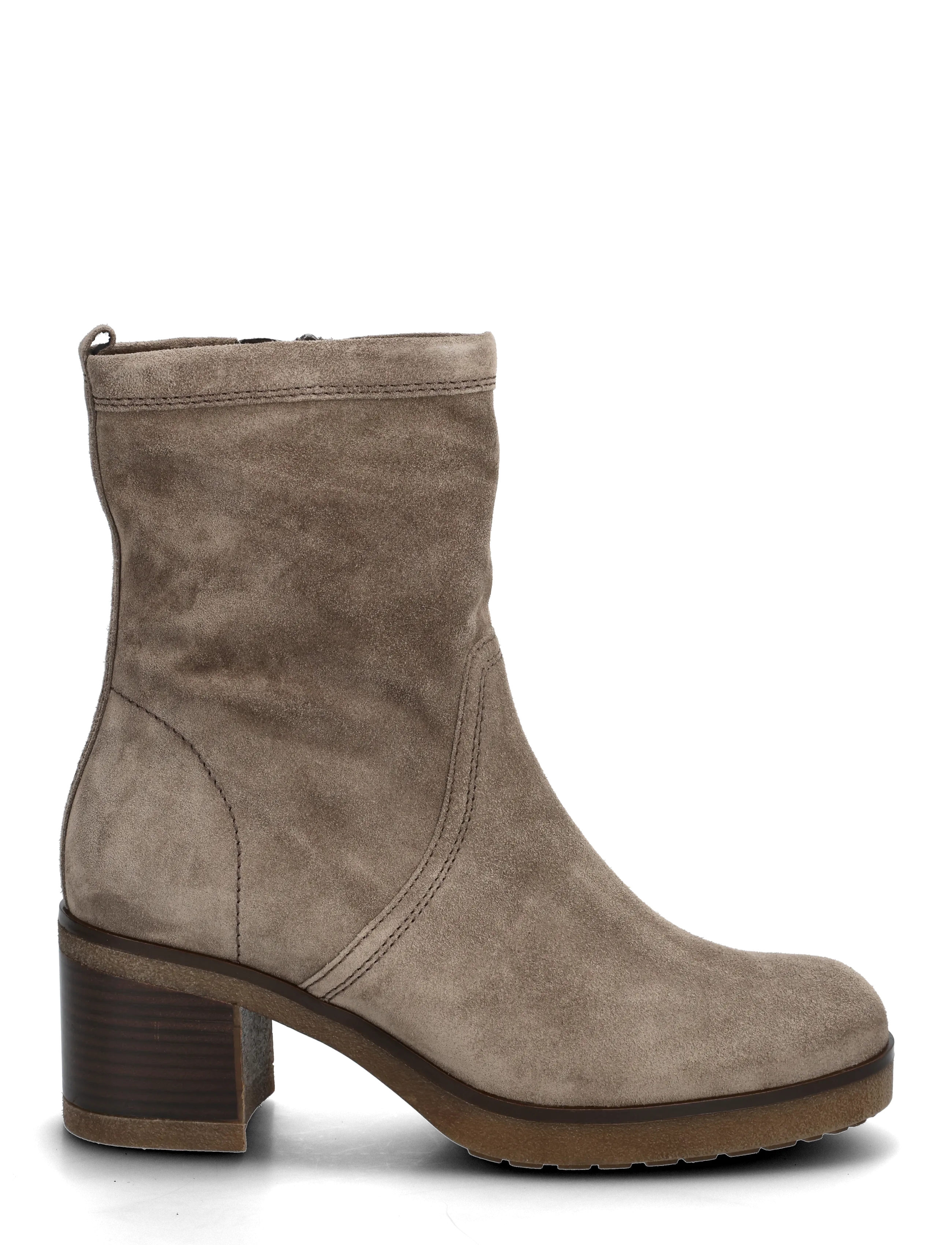 Gabor - Mid boot - høj hæl - taupe - 1