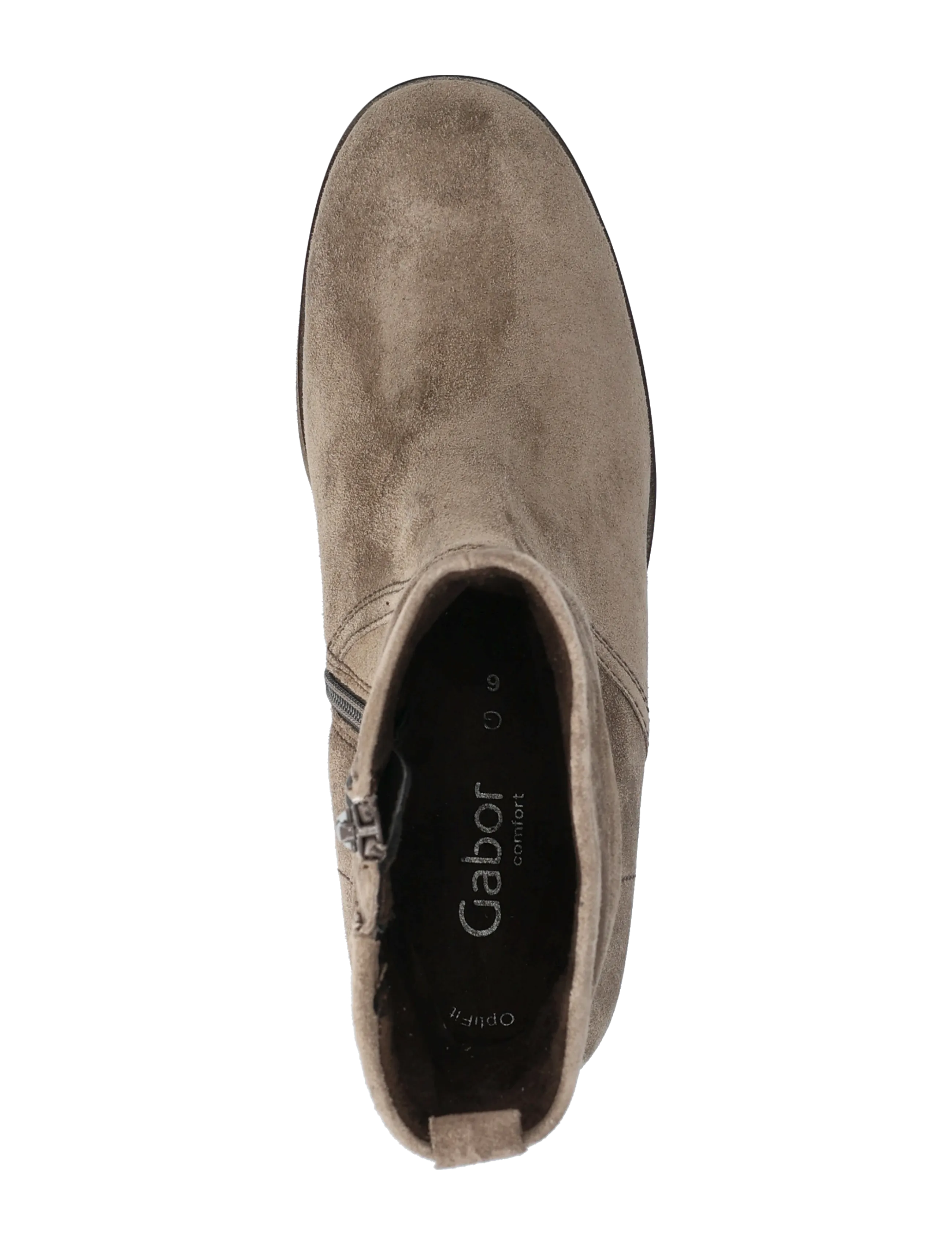 Gabor - Mid boot - høj hæl - taupe - 3