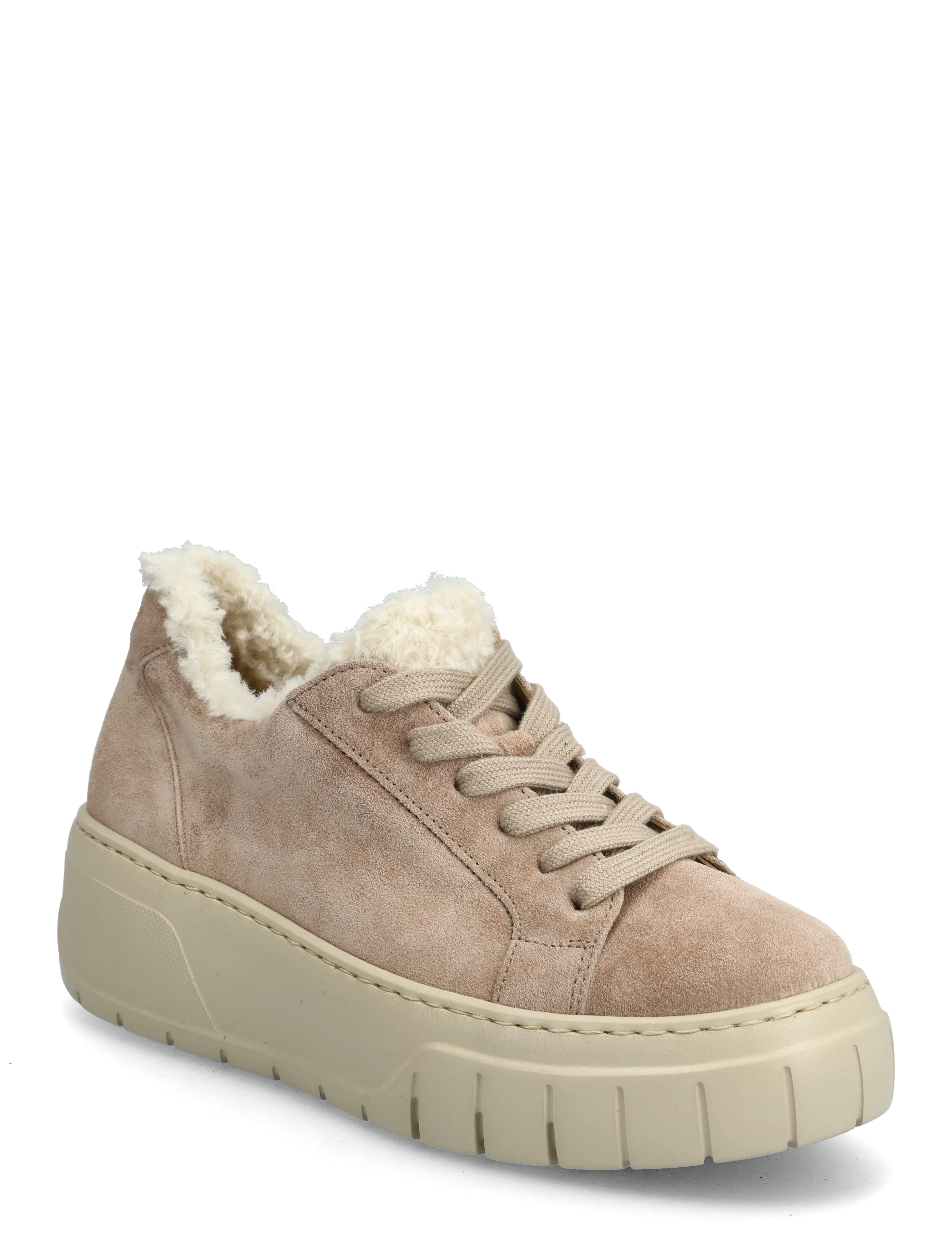 Gabor Sneaker, Warmlined, 42, Beige, Sneakers > Sneakers Med Lav Top, Dame