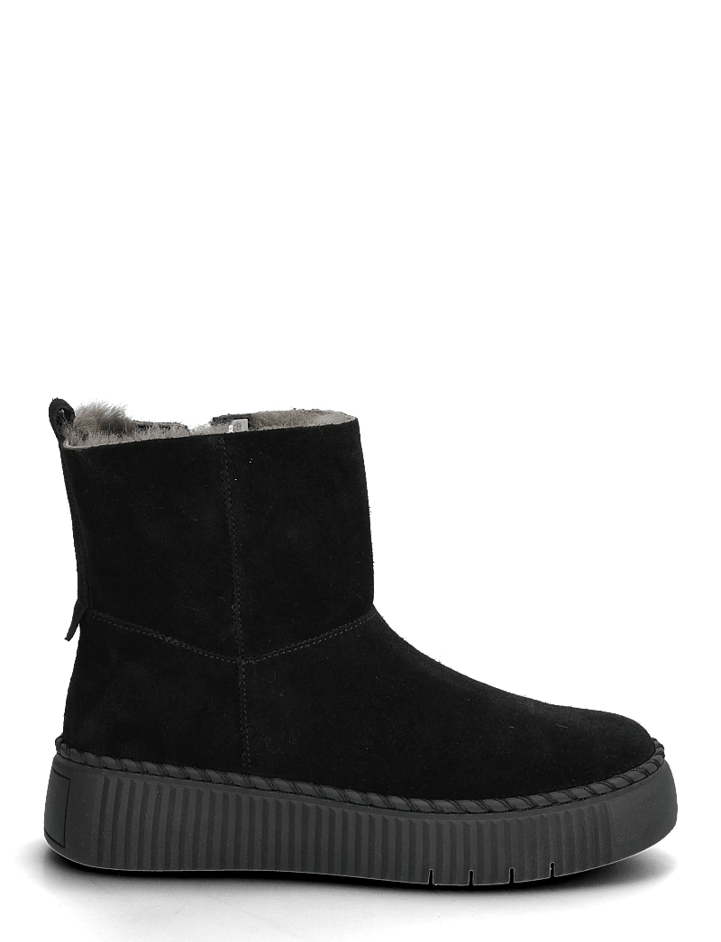 Gabor - Ankle boot, warmlining - flache stiefeletten - black - 1
