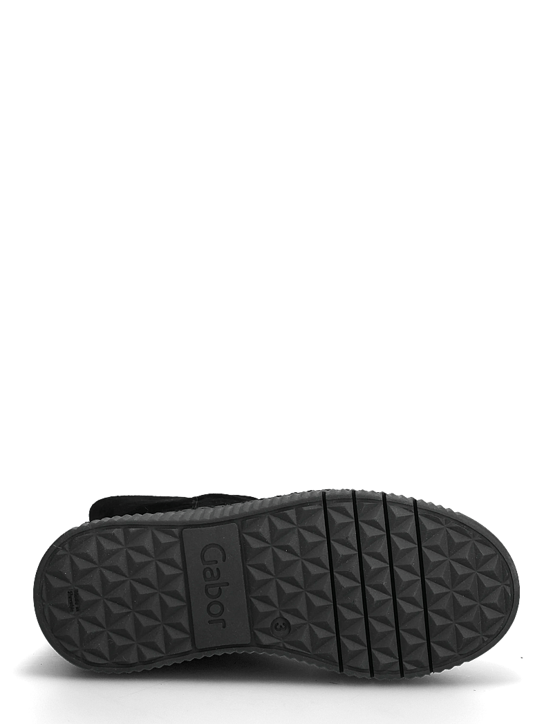 Gabor - Ankle boot, warmlining - flache stiefeletten - black - 4