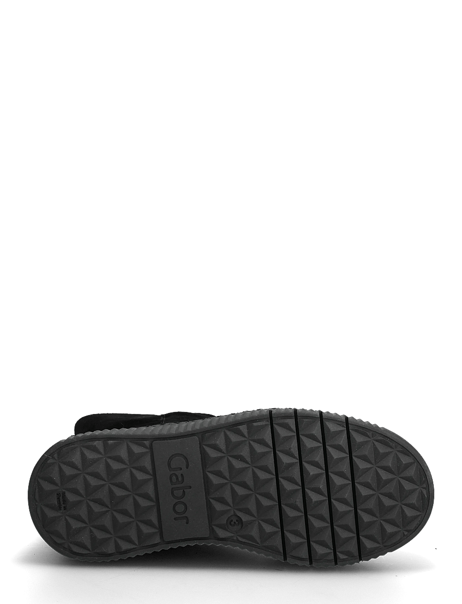 Gabor - Ankle boot, warmlining - flache stiefeletten - black - 4