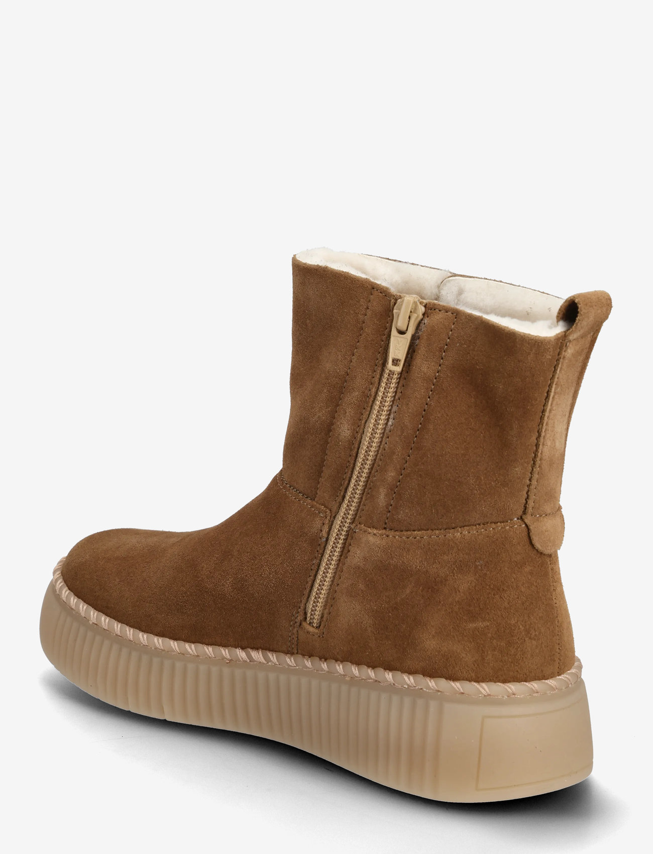 Gabor - Ankle boot, warmlining - flache stiefeletten - camel - 2