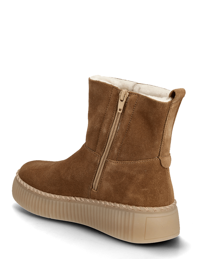 Gabor - Ankle boot, warmlining - flache stiefeletten - camel - 2