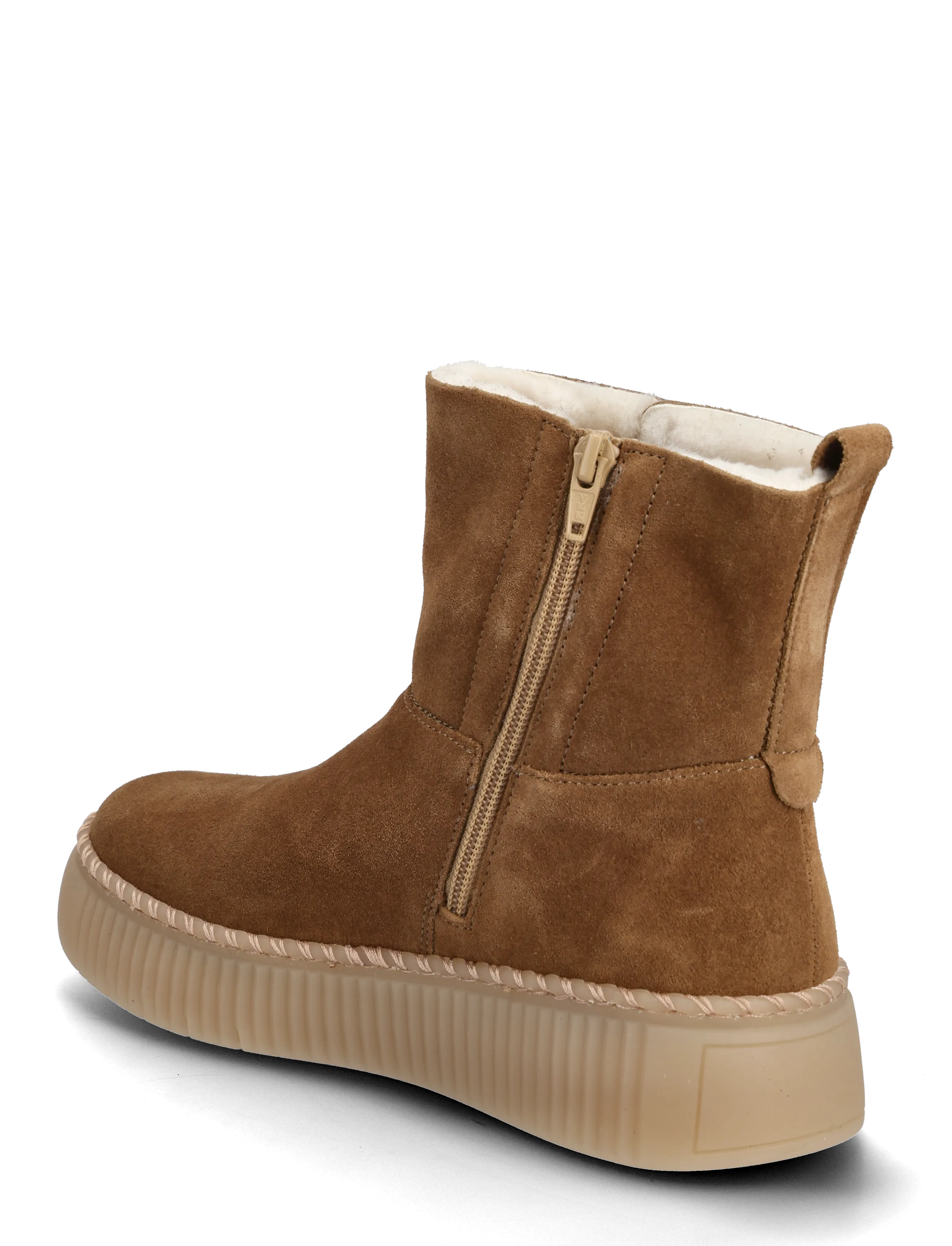 Gabor - Ankle boot, warmlining - flade ankelstøvler - camel - 2