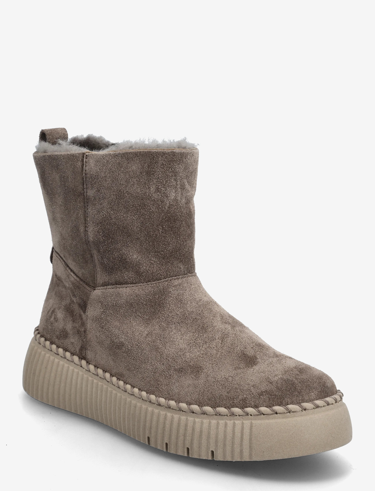 Gabor - Ankle boot, warmlining - flade ankelstøvler - taupe - 0