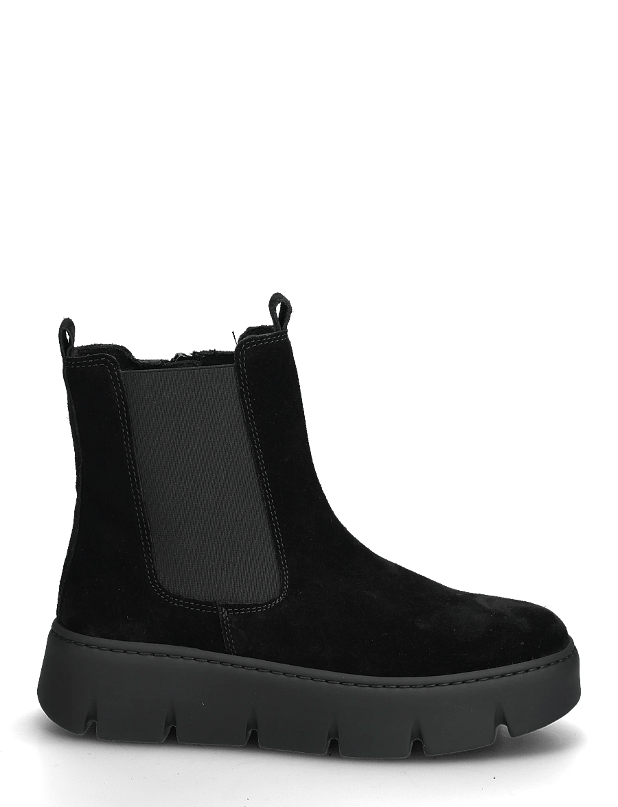 Gabor - Chelsea - platta ankelboots - black - 1