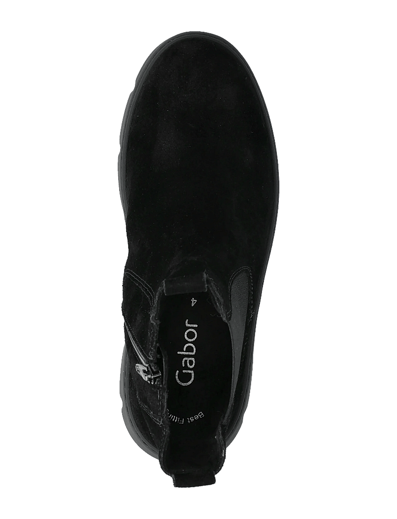 Gabor - Chelsea - platta ankelboots - black - 3