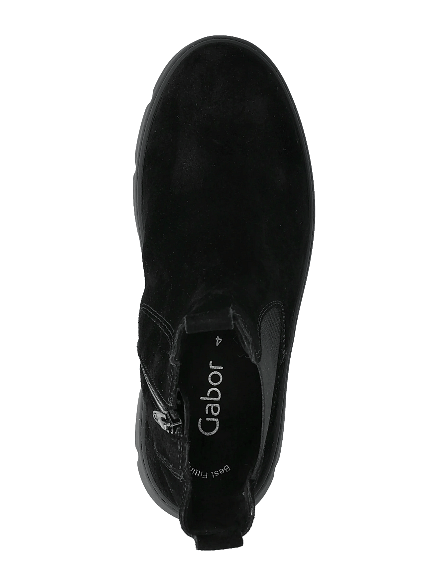 Gabor - Chelsea - flache stiefeletten - black - 3