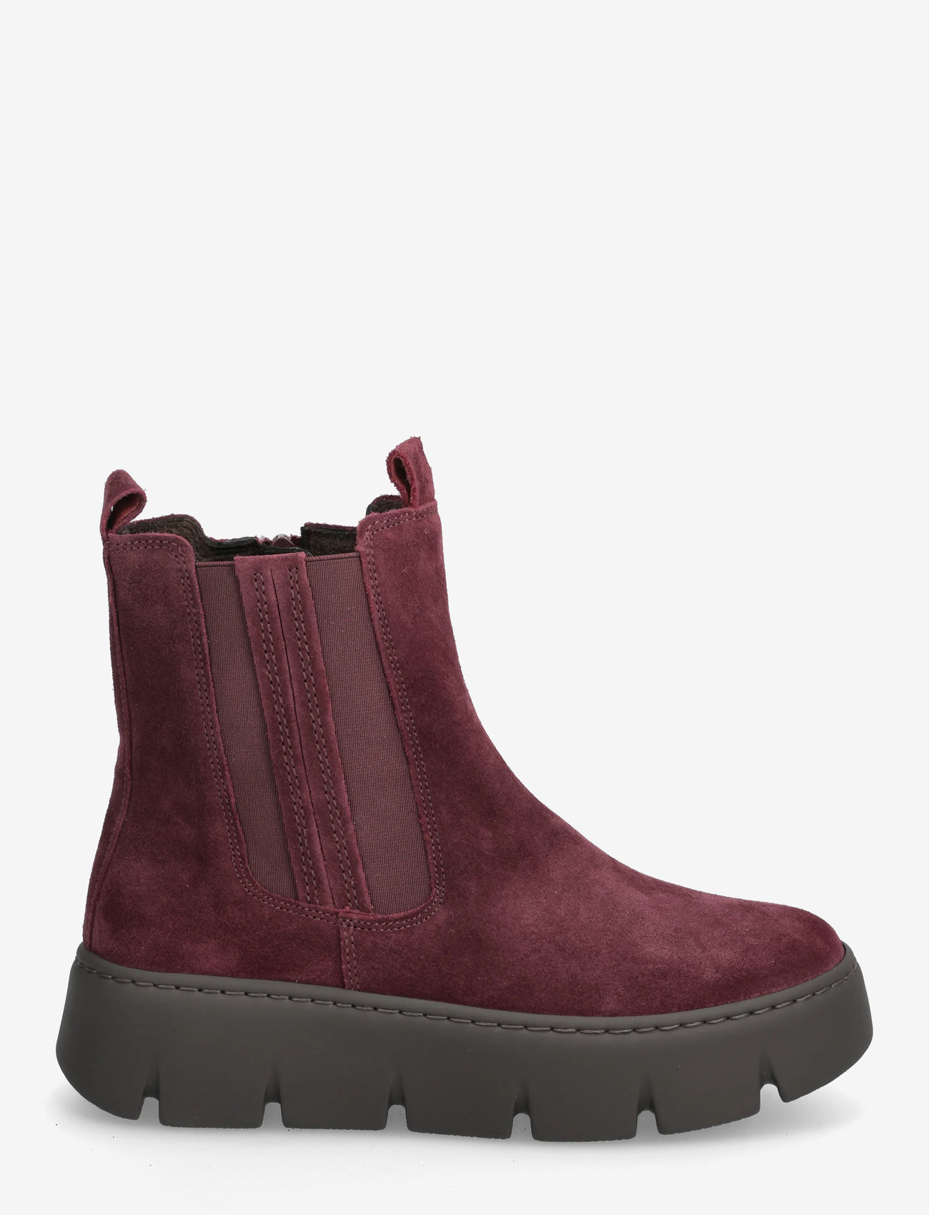 Gabor - Chelsea - platta ankelboots - bordeaux red - 1