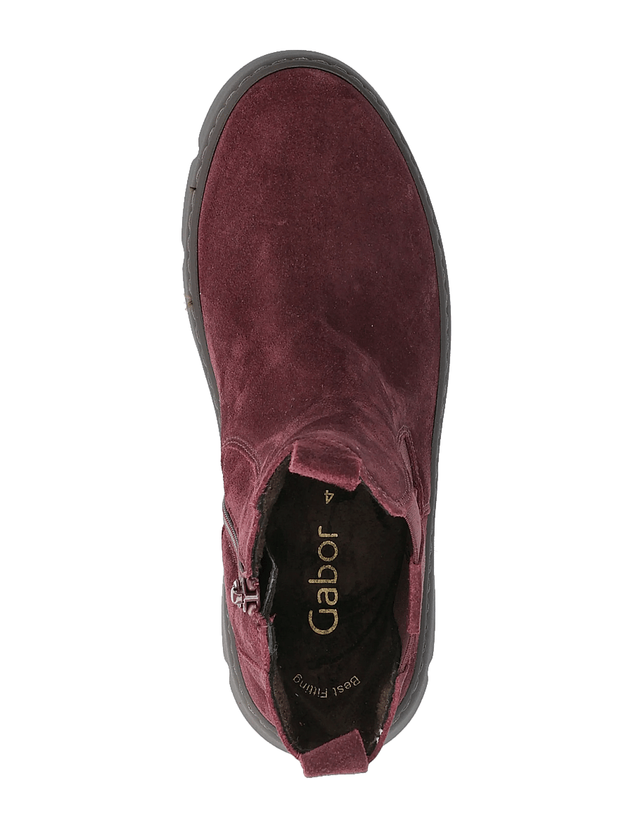 Gabor - Chelsea - madalad poolsaapad - bordeaux red - 3