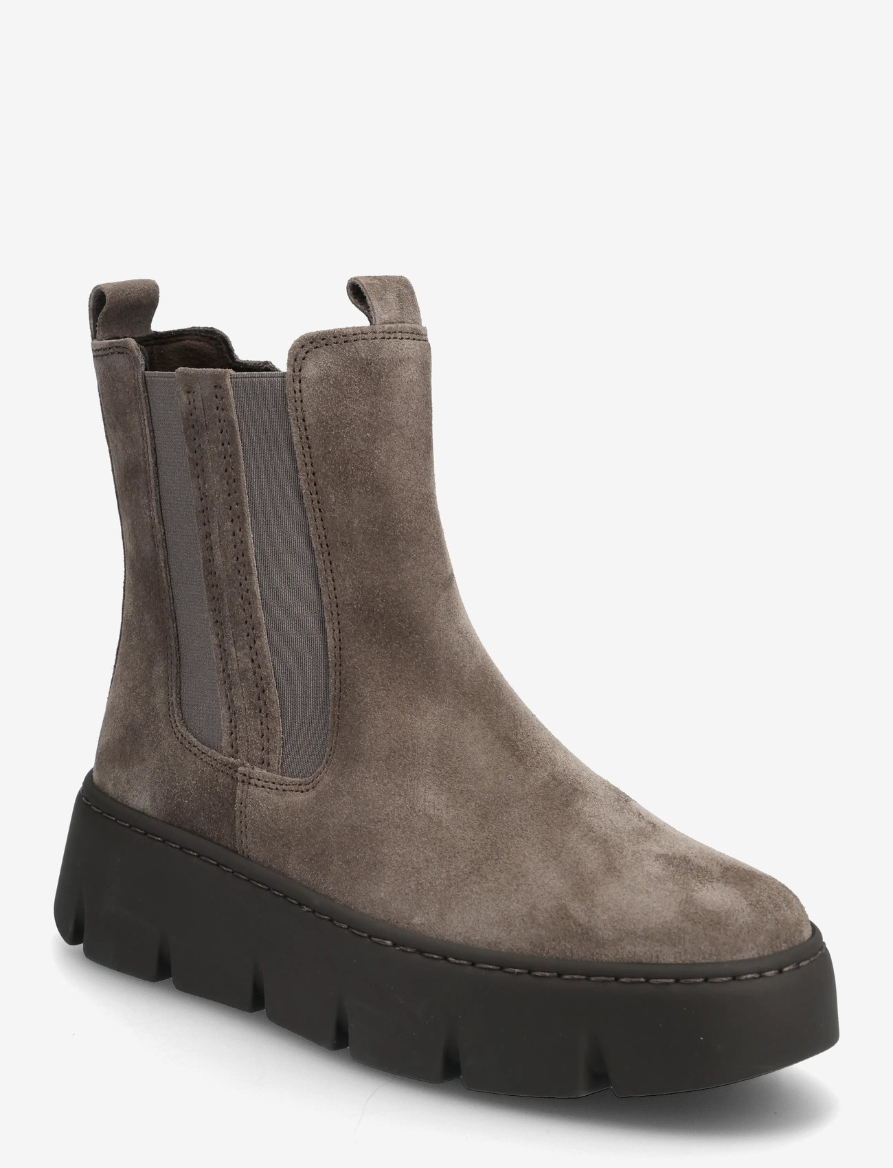 Gabor - Chelsea - platta ankelboots - taupe - 0