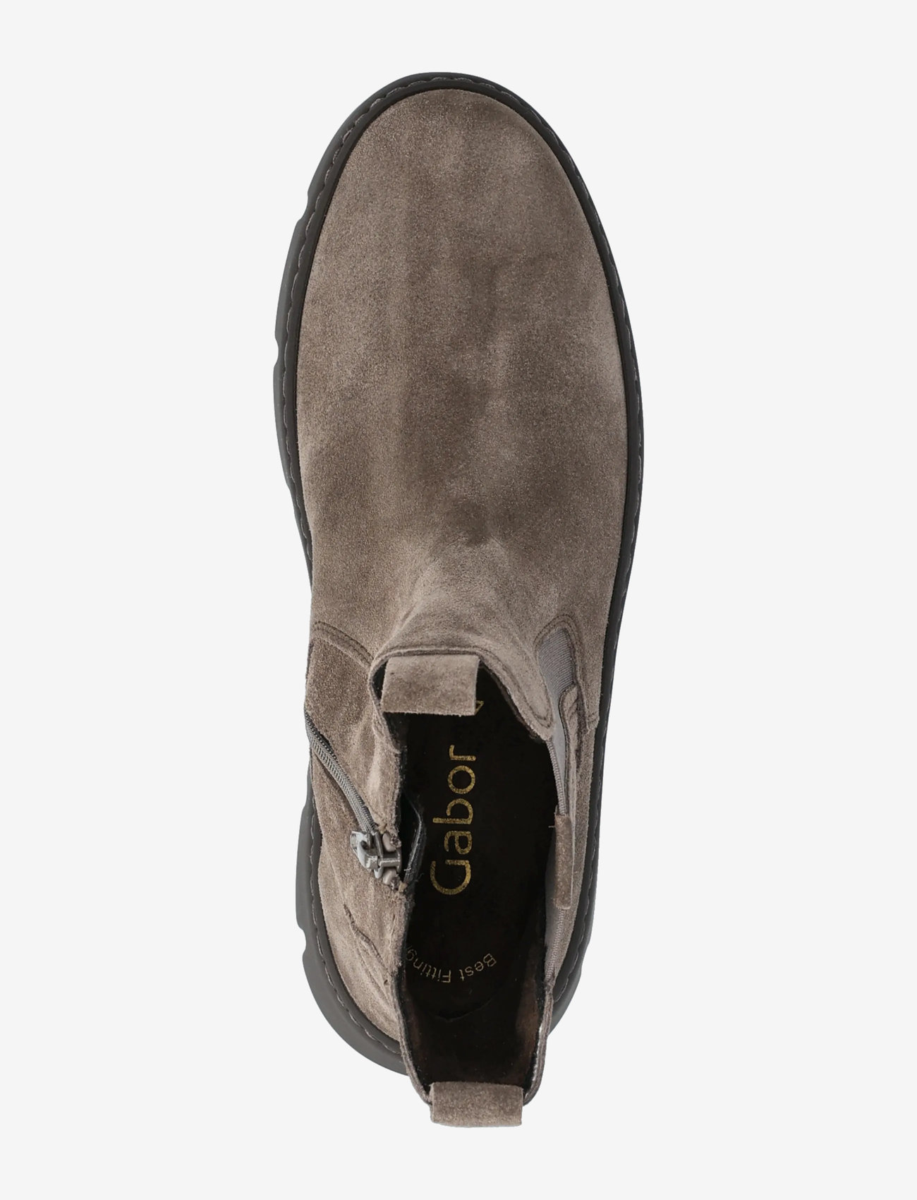 Gabor - Chelsea - platta ankelboots - taupe - 3