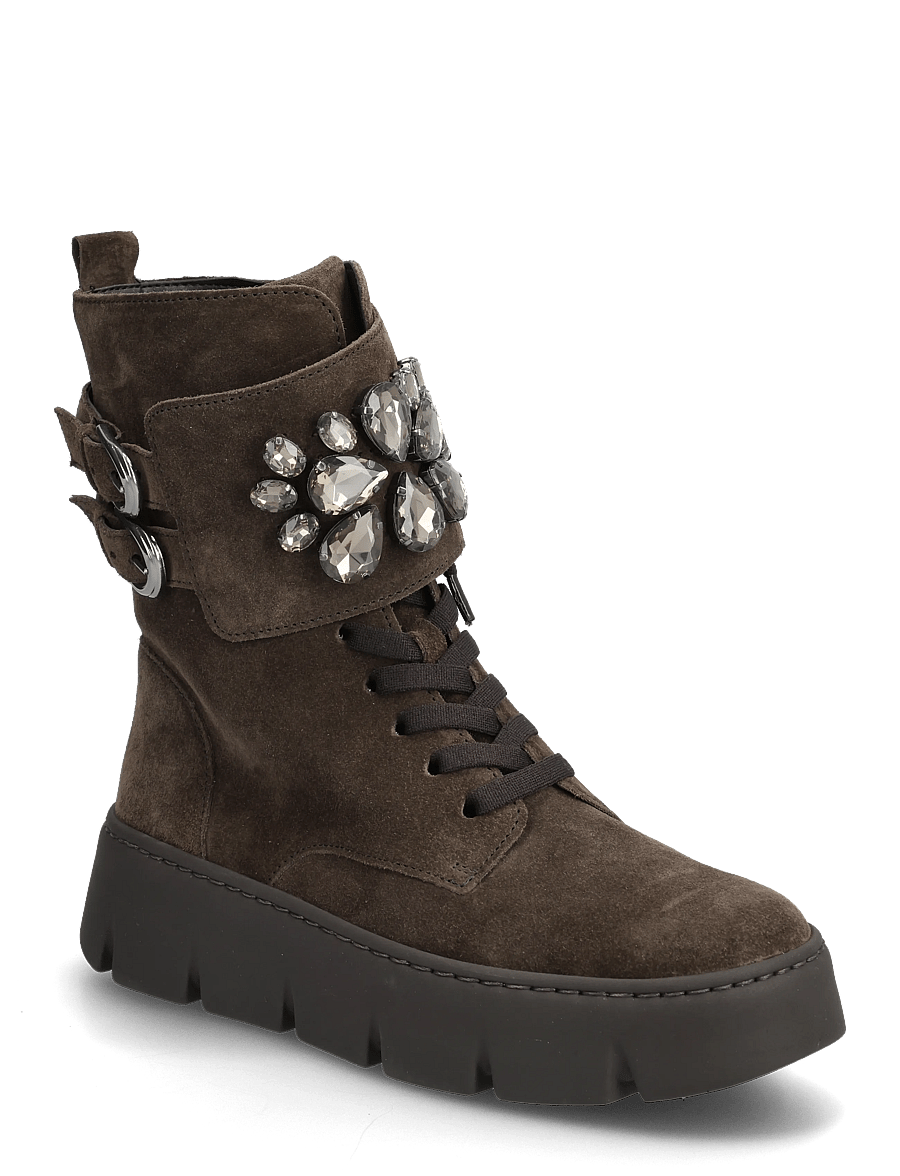 Gabor - Laced ankle boot - madalad poolsaapad - dark brown - 0