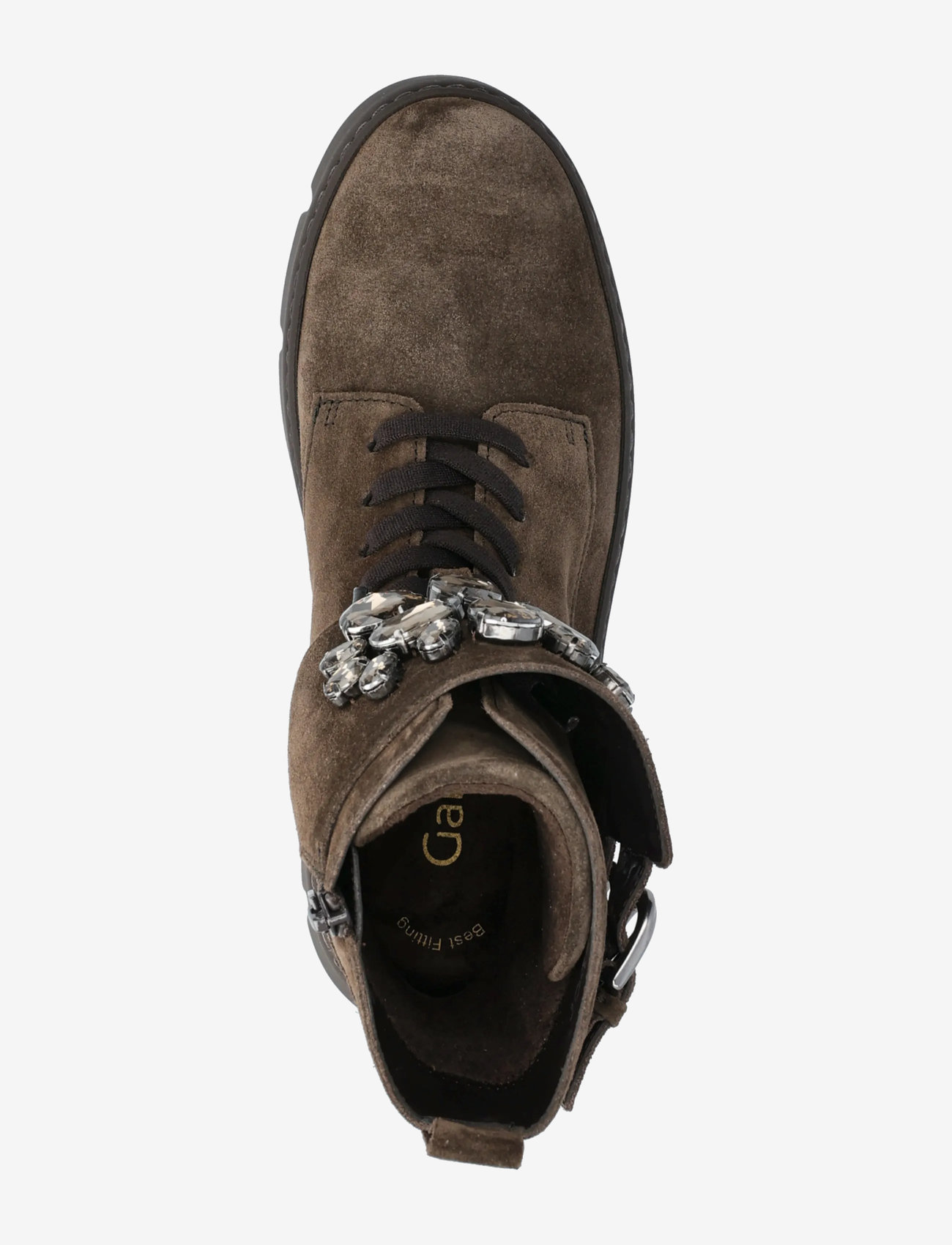 Gabor - Laced ankle boot - flache stiefeletten - dark brown - 3