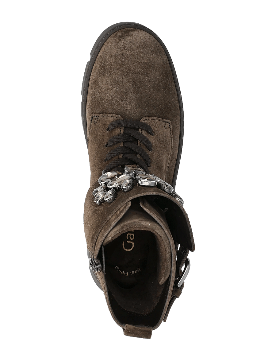Gabor - Laced ankle boot - madalad poolsaapad - dark brown - 3