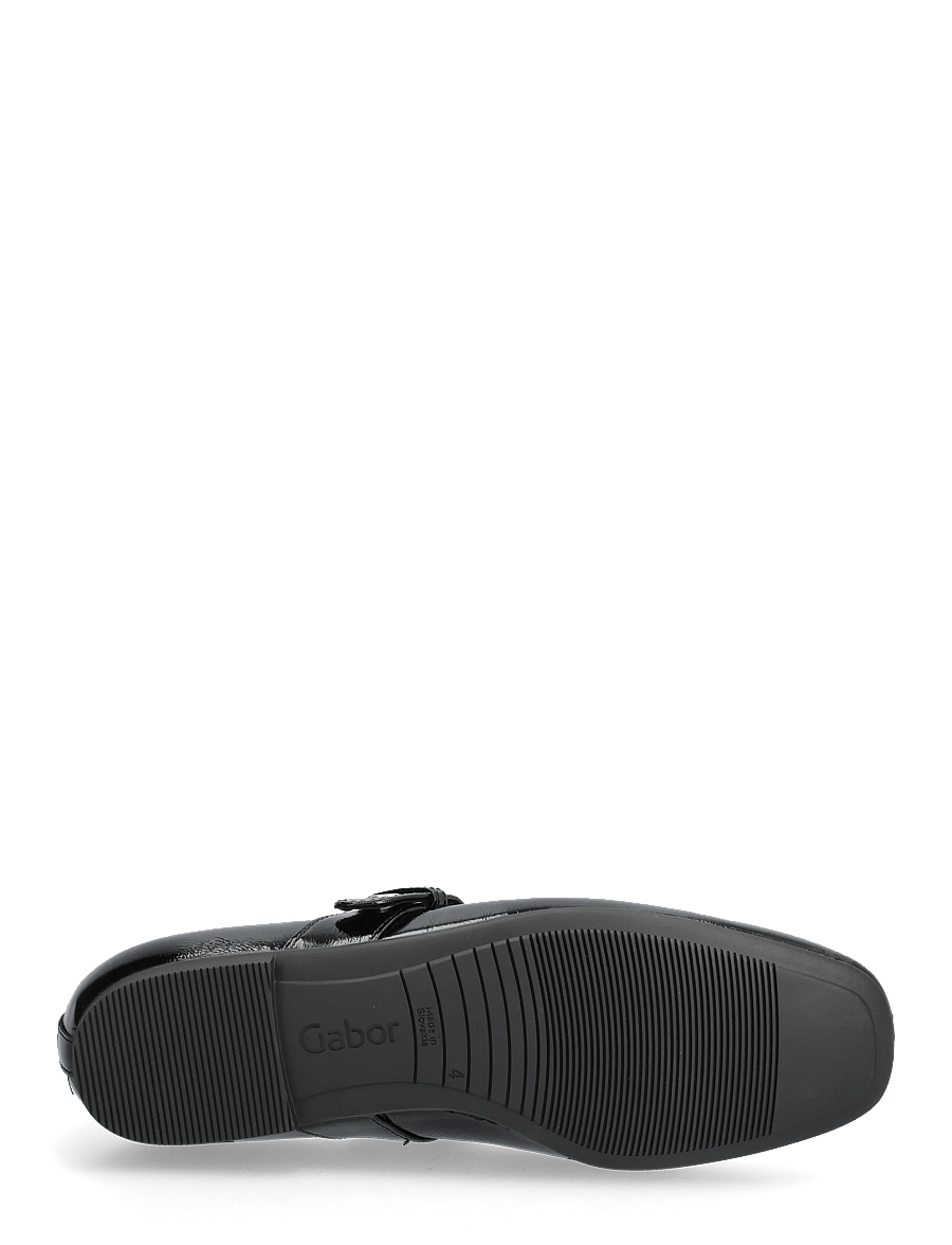 Gabor - Ankle-strap ballerina - besondere anlässe - black - 5