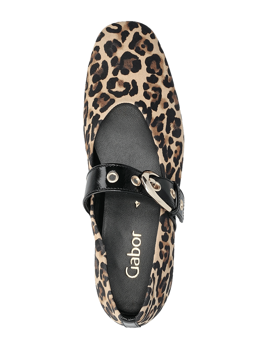 Gabor - Ankle-strap ballerina - besondere anlässe - leopard - 3