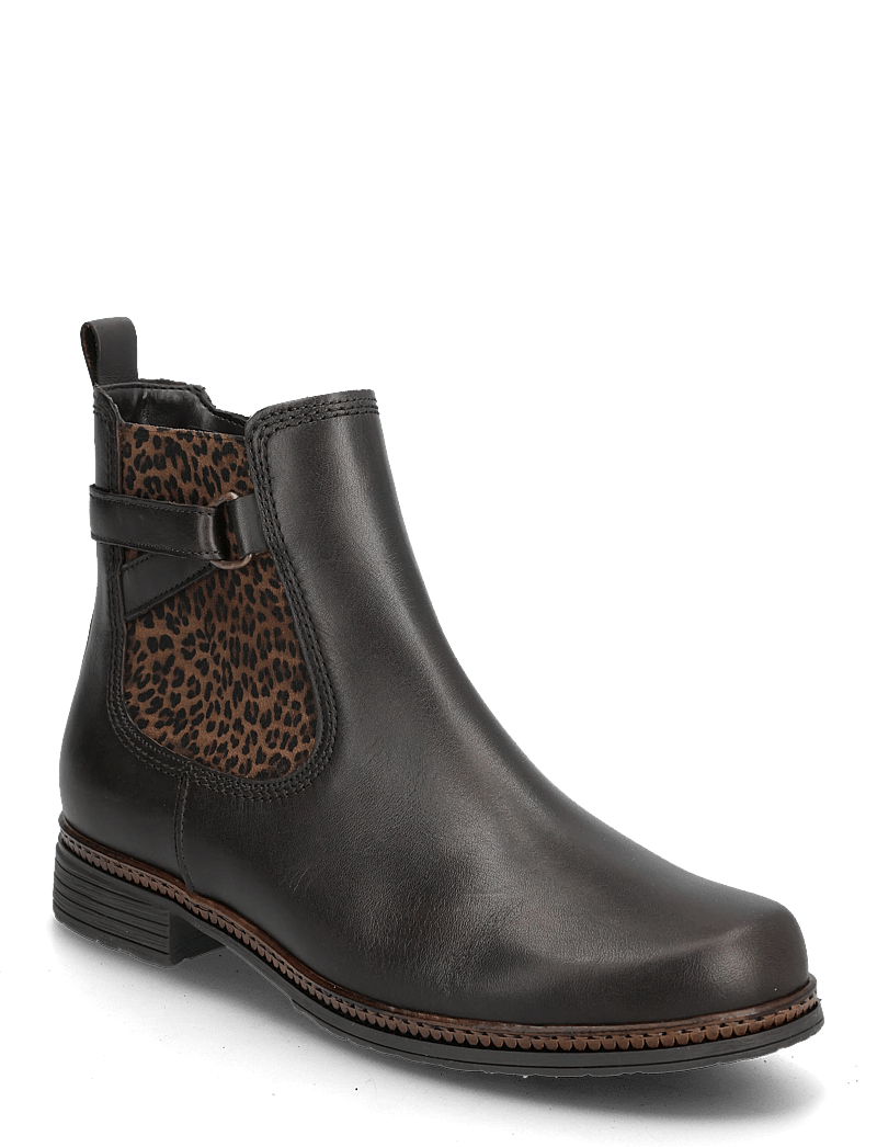 Gabor - Chelsea - flache stiefeletten - dark brown - 0