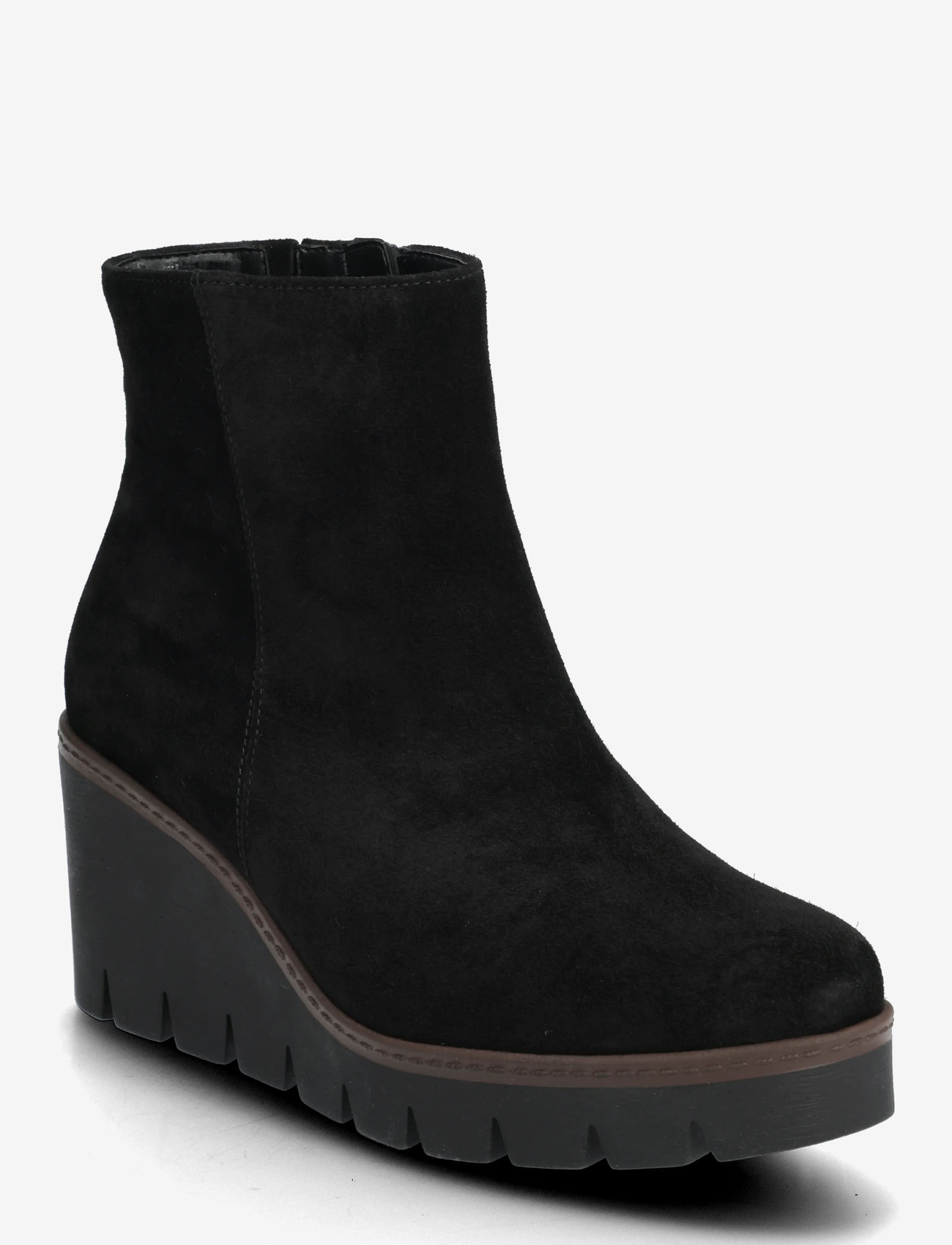 Gabor - Wedge ankle boot - hohe absätze - black - 0
