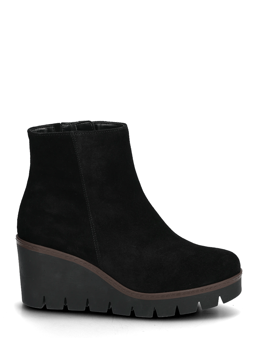 Gabor - Wedge ankle boot - stövletter - black - 1