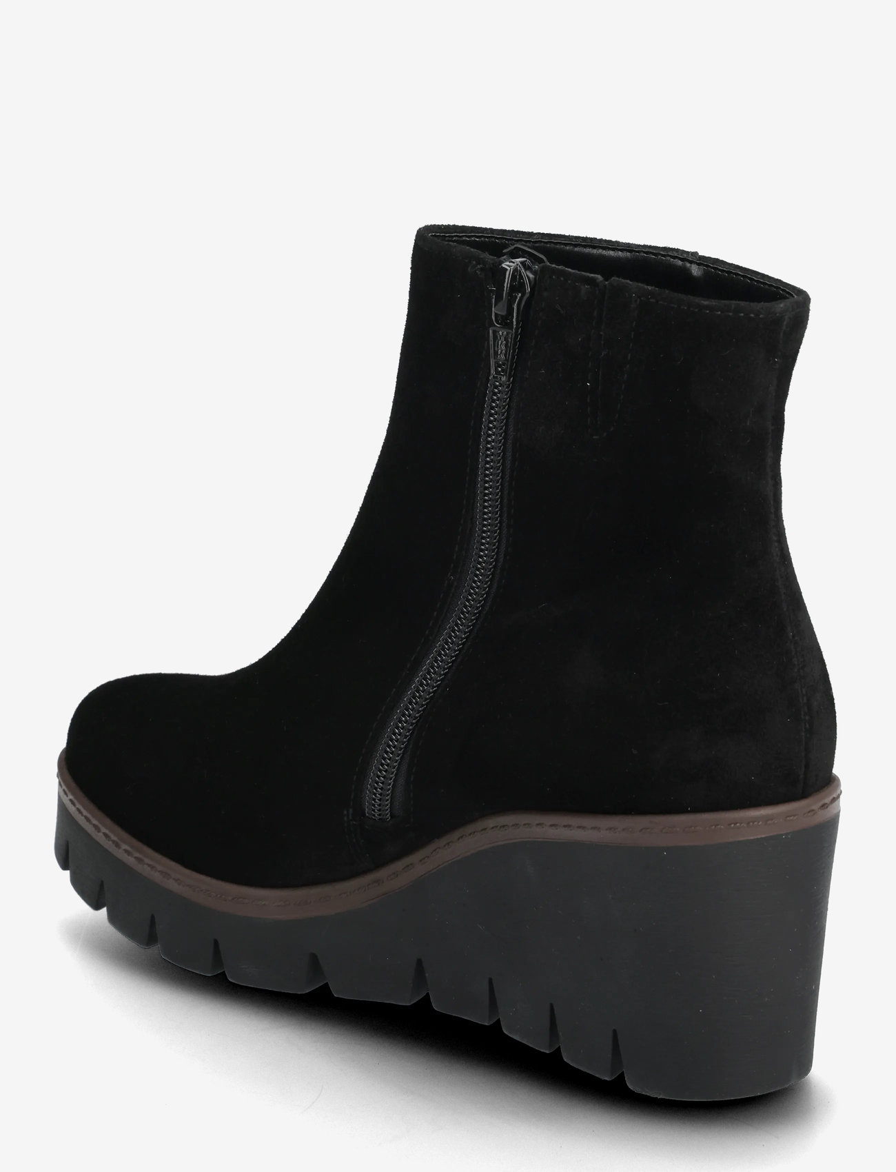 Gabor - Wedge ankle boot - hohe absätze - black - 2