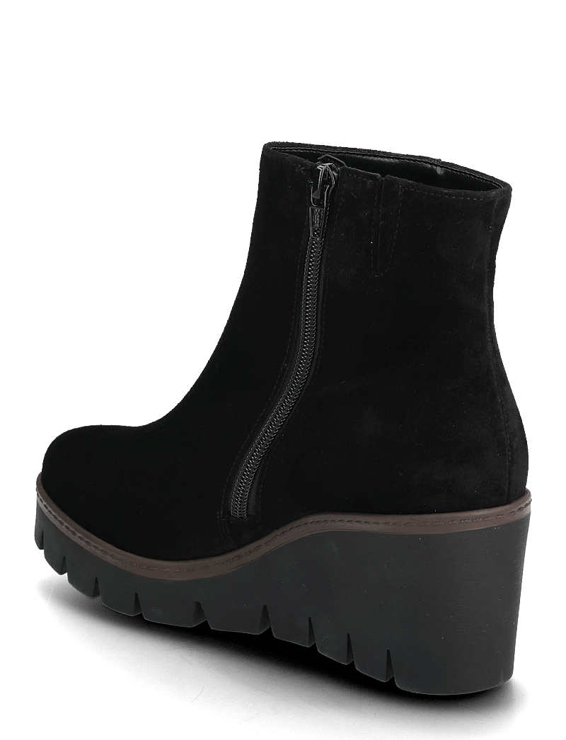 Gabor - Wedge ankle boot - kontsaga poolsaapad - black - 2