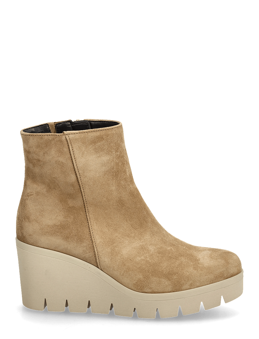 Gabor - Wedge ankle boot - stiefeletten mit absatz - camel - 1
