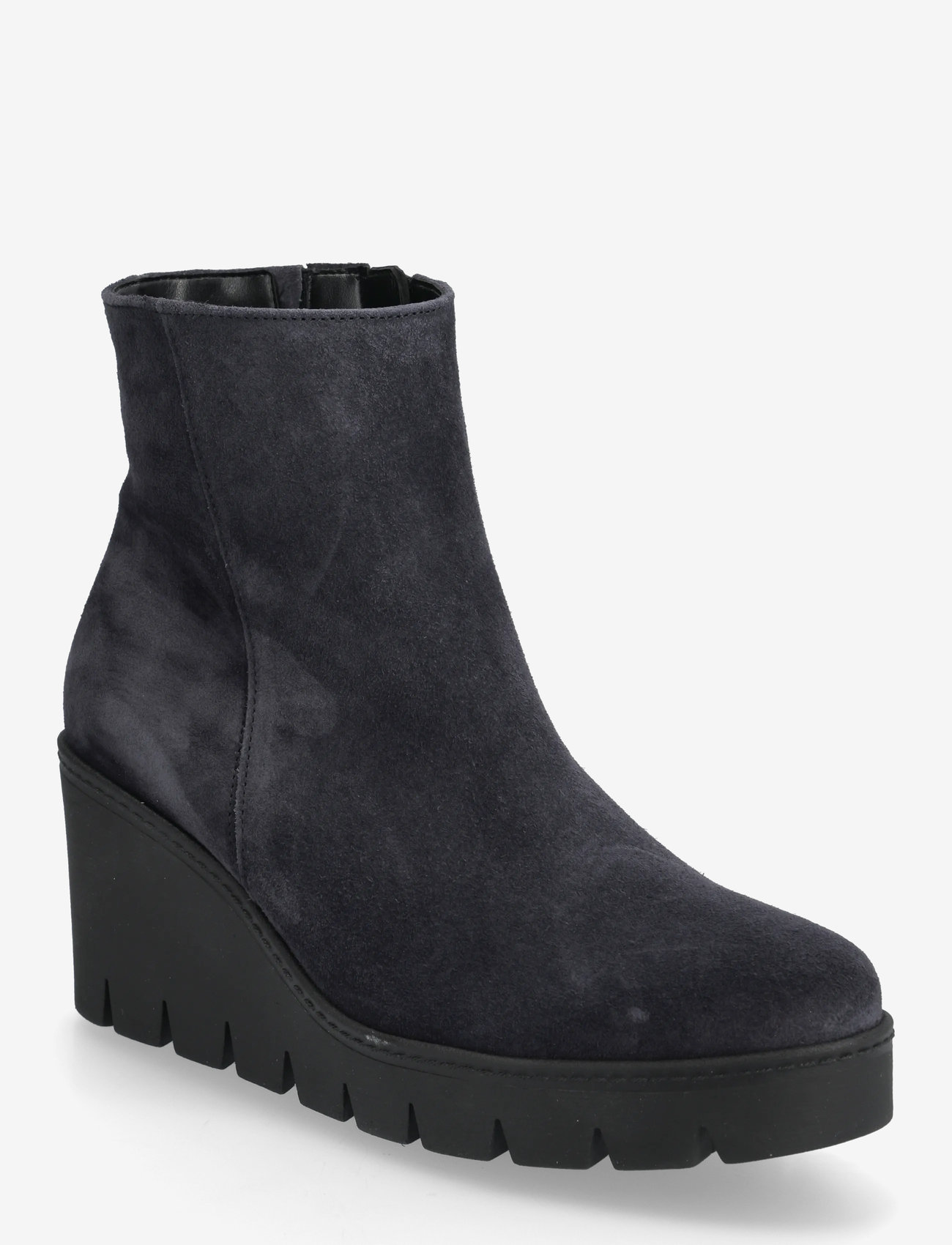 Gabor - Wedge ankle boot - støvletter - dark blue - 0