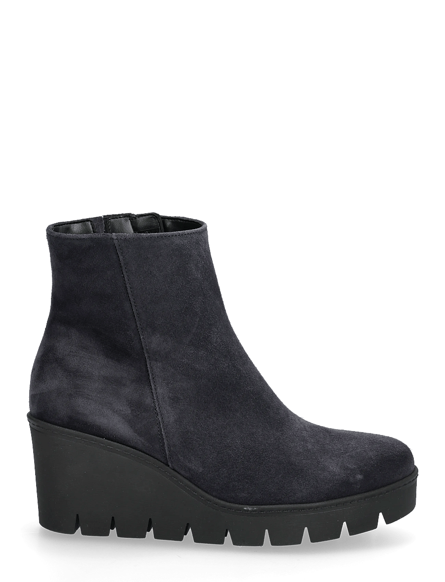 Gabor - Wedge ankle boot - stövletter - dark blue - 1