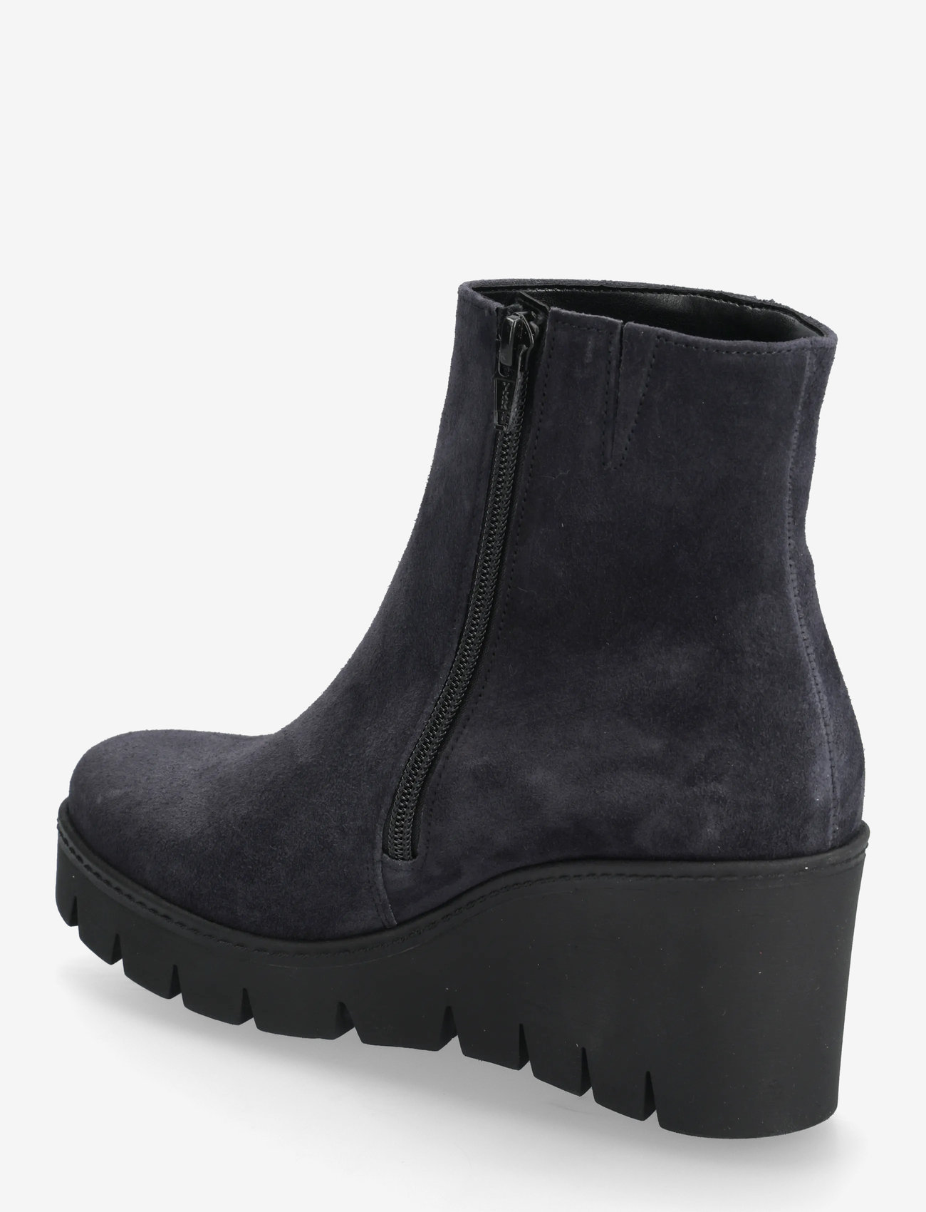 Gabor - Wedge ankle boot - støvletter - dark blue - 2
