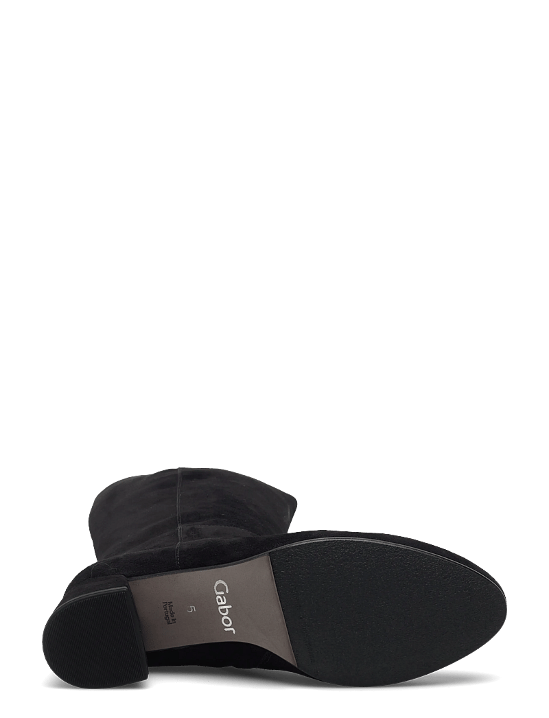 Gabor - Boot - knähöga stövlar - black - 4